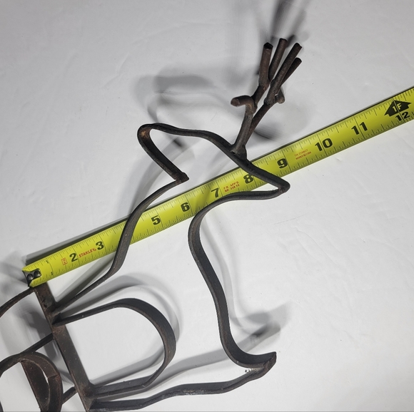 Wrought Iron Deer Candle Holder Decor - Picture 8 of 11